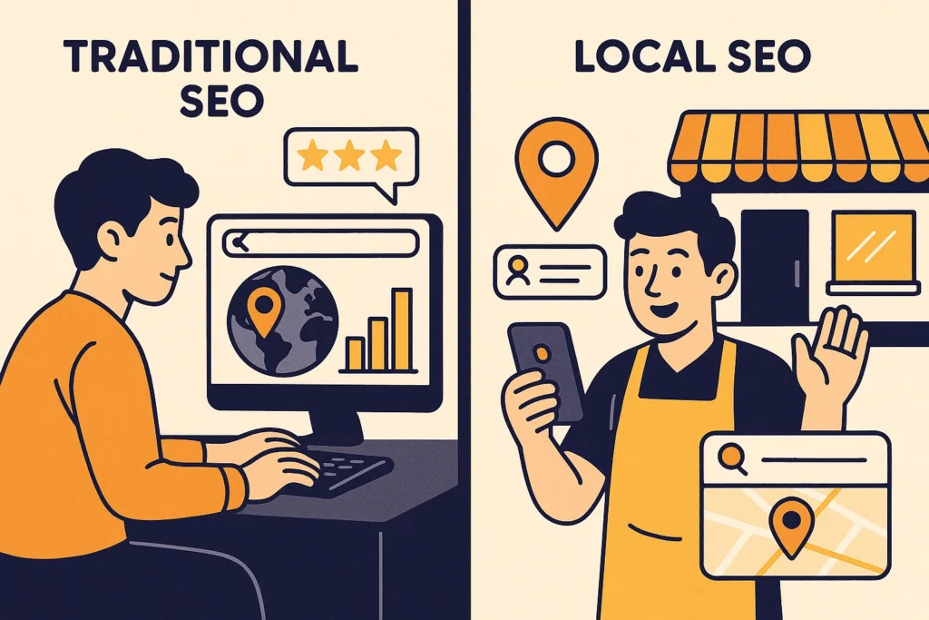 Local SEO vs Traditional SEO: What Local Businesses Really Need